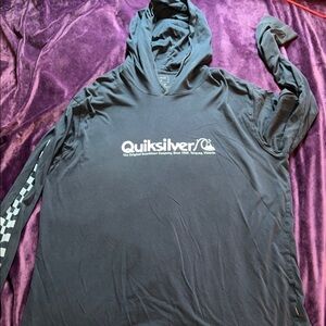 Quiksilver Blue Long Sleeve Hoodie (Men’s 2XL)